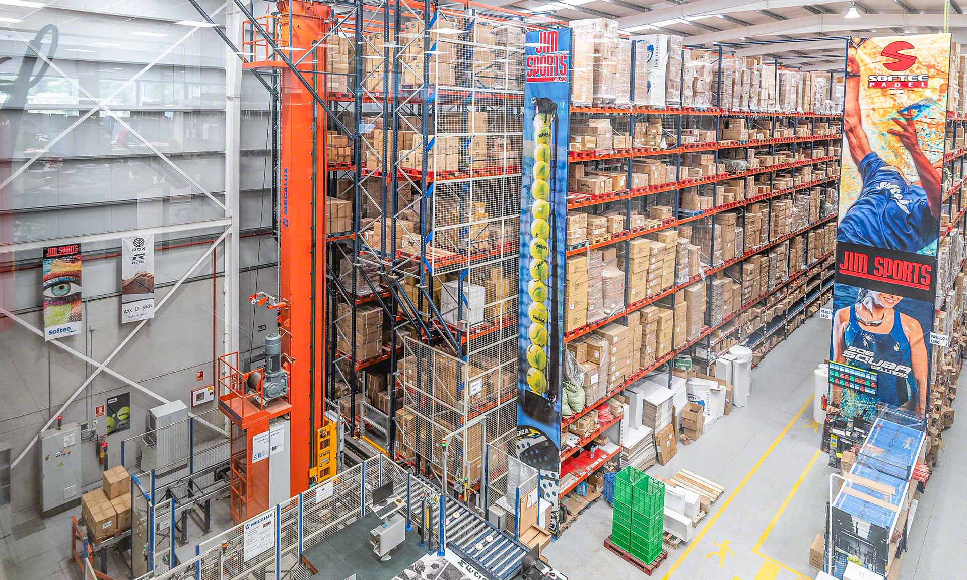 Jim Sports automates and digitalises its sporting goods warehouse in Palas de Rei, Spain Jim Sports automates and digitalises its sporting goods warehouse in Palas de Rei, Spain